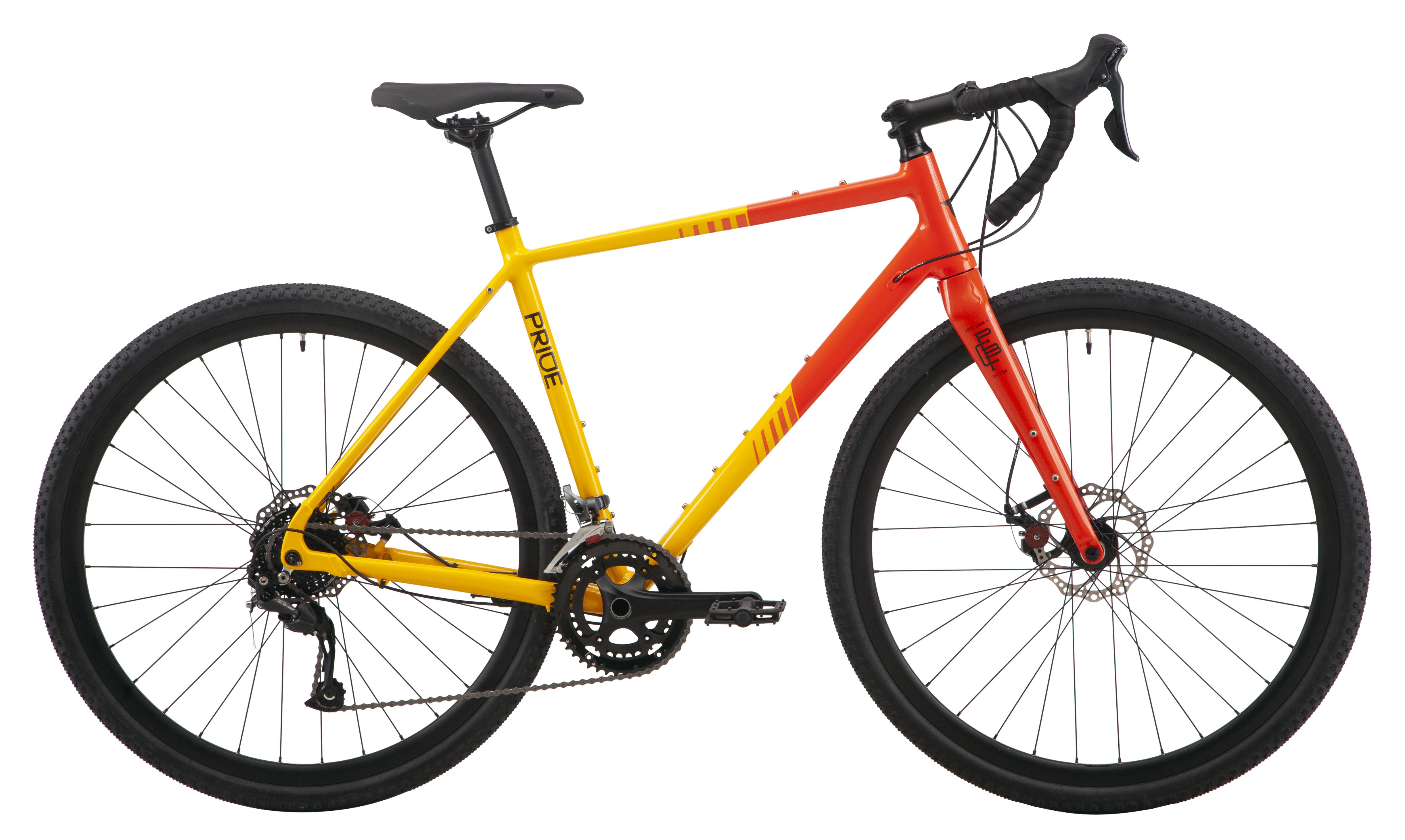 Велосипед 28" Pride ROCX 8.2 CF рама - M 2024 желтый фото 